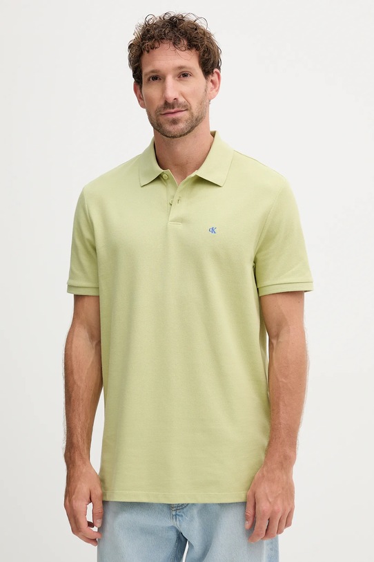 Хлопковая поло Calvin Klein Jeans, зеленый
Хлопковая поло Calvin Klein Jeans, зеленый