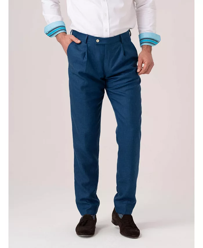 Мужские брюки из смеси льна, шерсти и шелка Koy Clothing, синий
Мужские брюки из смеси льна, шерсти и шелка Koy Clothing, синий