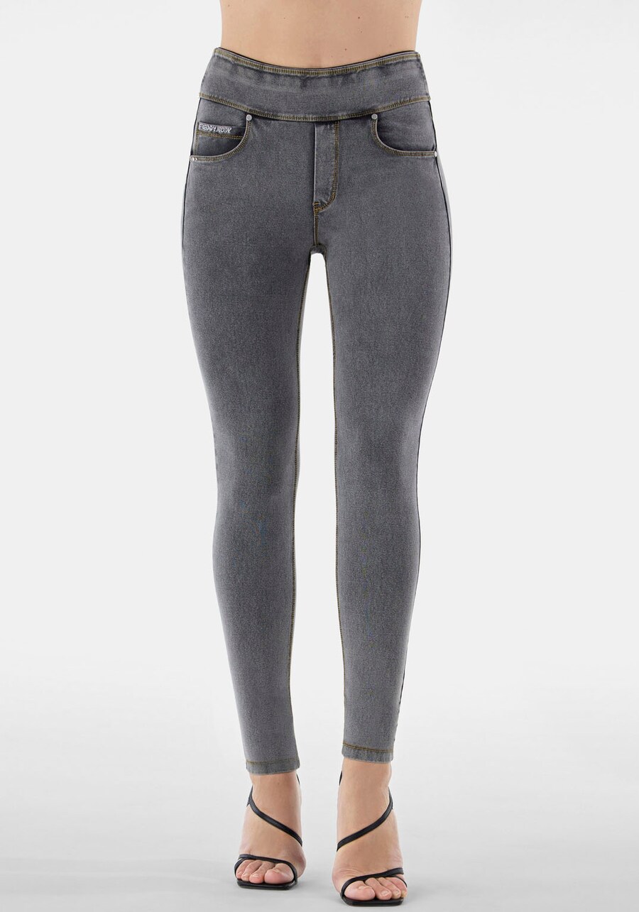 Узкие джеггинсы Freddy, серый деним
Узкие джеггинсы Freddy, серый деним