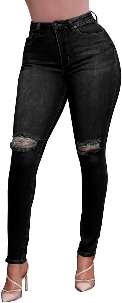 Скинни джинсы для женщин с высокой талией и эластичным поясом ZonJie
Скинни джинсы для женщин с высокой талией и эластичным поясом ZonJie