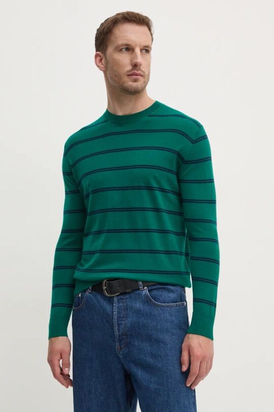 Шерстяной свитер United Colors of Benetton, зеленый
Шерстяной свитер United Colors of Benetton, зеленый