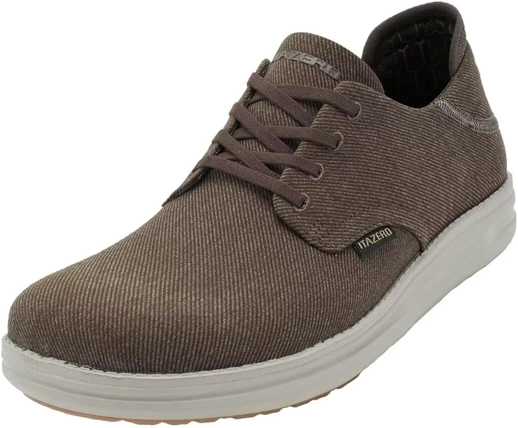 1TAZERO Широкие туфли для мужчин с широким носком - сверхширокие ортопедические для мужчин, повседневная обувь с поддержкой свода стопы, темно-коричневый
1TAZERO Широкие туфли для мужчин с широким носком - сверхширокие ортопедические для мужчин, повседневная обувь с поддержкой свода стопы, темно-коричневый