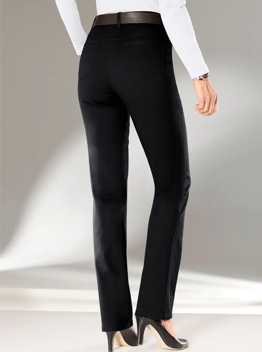 Джинсы с 5 карманами в стиле casual Looks (1 шт.), черный
Джинсы с 5 карманами в стиле casual Looks (1 шт.), черный