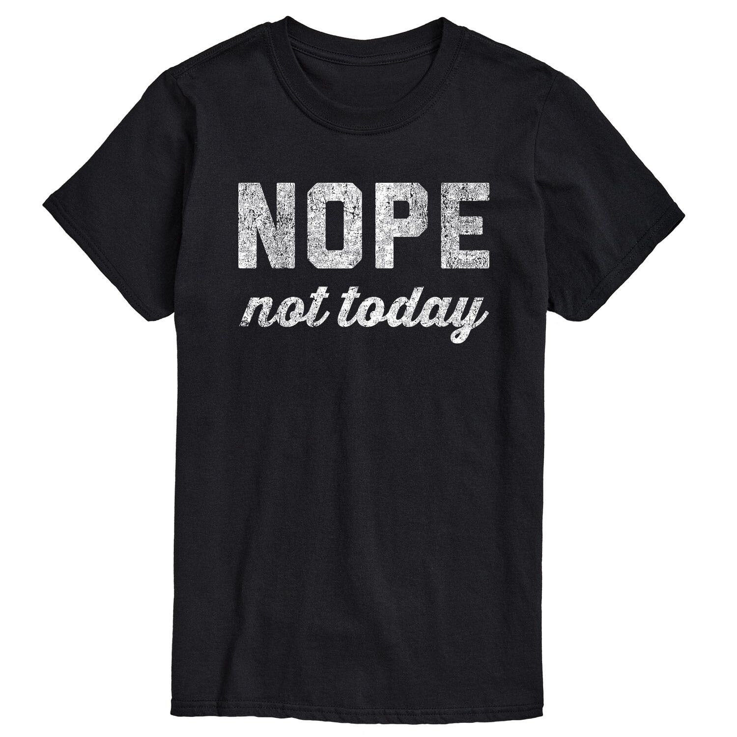 Футболка Big & Tall Нет, не сегодня Licensed Character, черный
Футболка Big & Tall Нет, не сегодня Licensed Character, черный