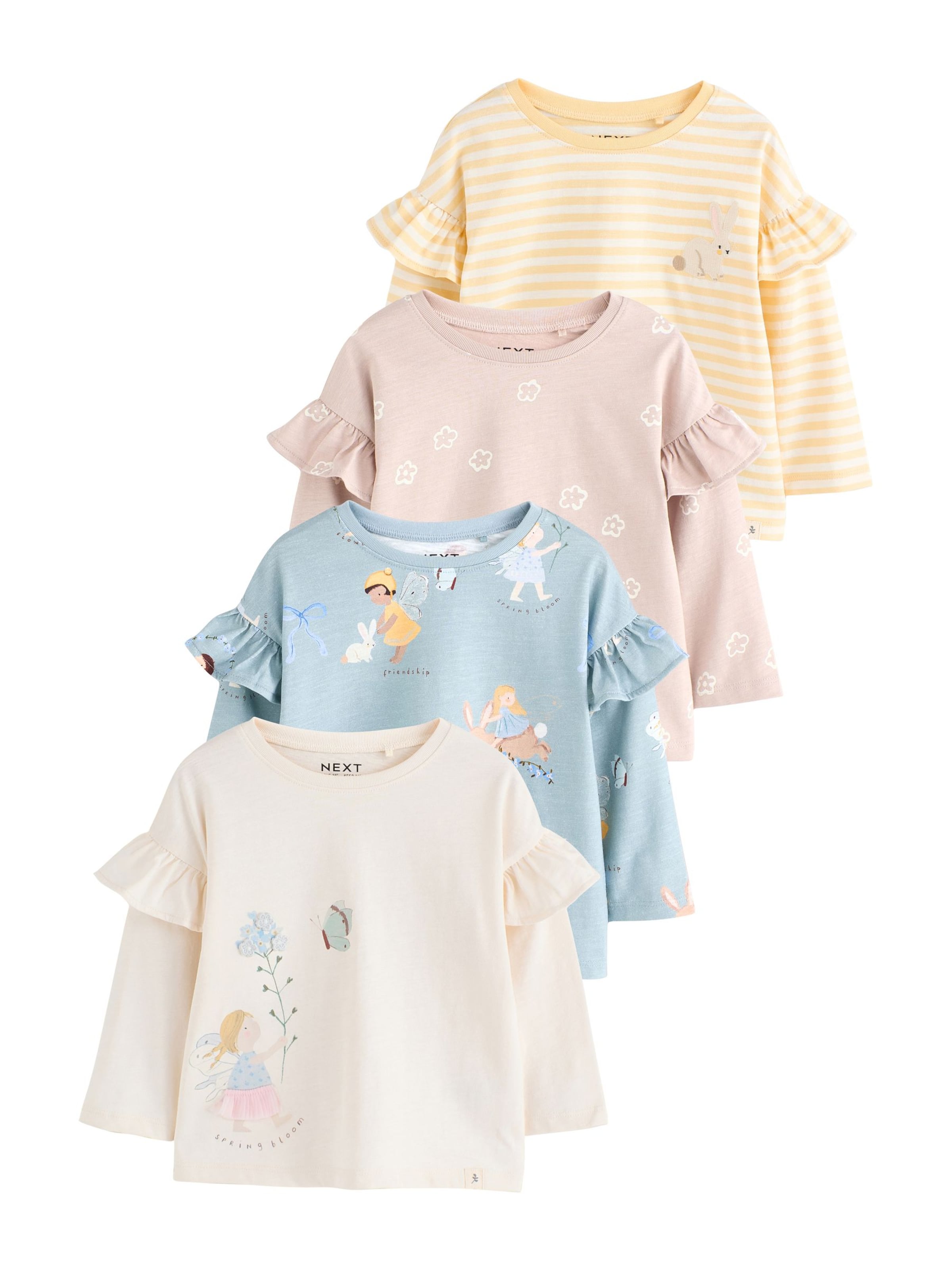 Next Лонгслив в цветах светлый беж, светло-голубой, желтый, сиреневый
Next Лонгслив в цветах светлый беж, светло-голубой, желтый, сиреневый