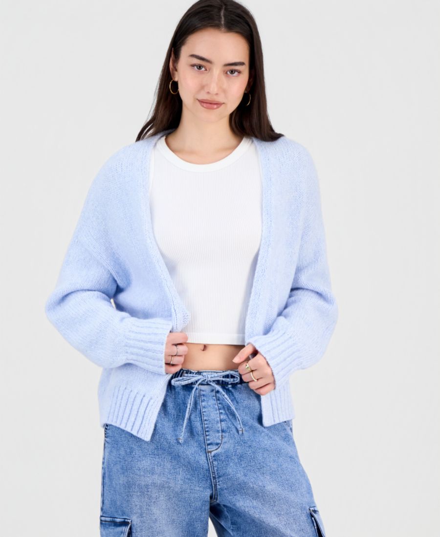 Уютный кардиган с открытой передней частью для подростков Hippie Rose, Blue
Уютный кардиган с открытой передней частью для подростков Hippie Rose, Blue