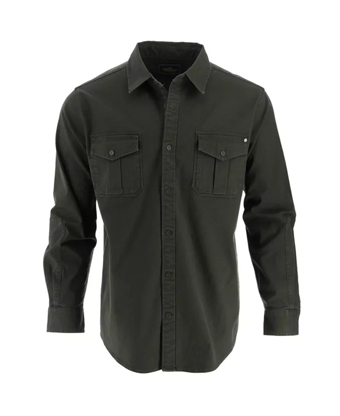 Мужская утепленная универсальная рубашка на пуговицах с длинными рукавами и эластичной тканью Overshirt Thorogood, зеленый
Мужская утепленная универсальная рубашка на пуговицах с длинными рукавами и эластичной тканью Overshirt Thorogood, зеленый