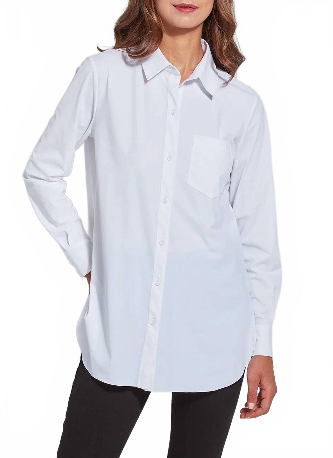 Schiffer Button Down рубашка в белом цвете Lysse
Schiffer Button Down рубашка в белом цвете Lysse