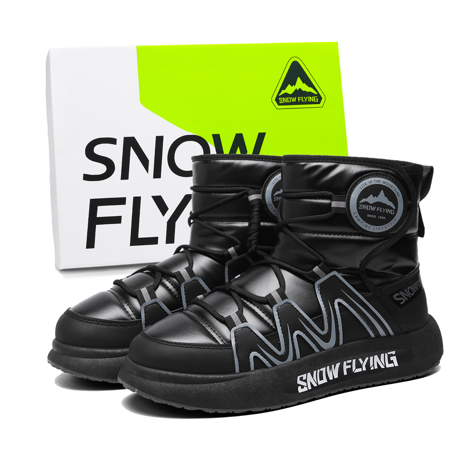 SNOW FLYING Зимние тактические ботинки Короткие снежные ботинки Унисекс Черный В коробке, цвет Black (Box)
SNOW FLYING Зимние тактические ботинки Короткие снежные ботинки Унисекс Черный В коробке, цвет Black (Box)