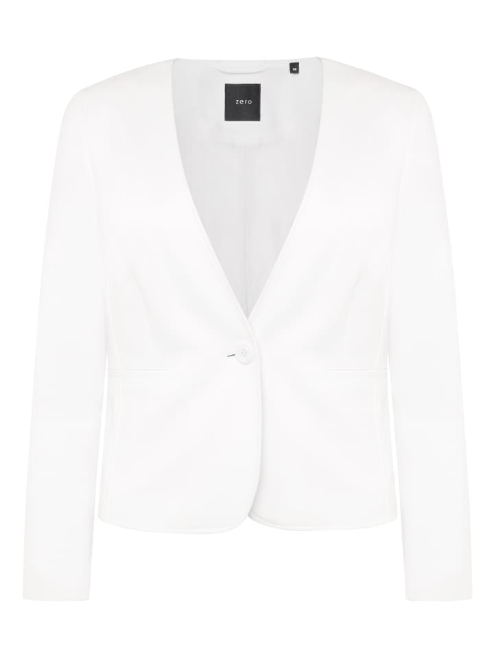 Zero Блейзер с прорезными карманами, кремового цвета
Zero Блейзер с прорезными карманами, кремового цвета