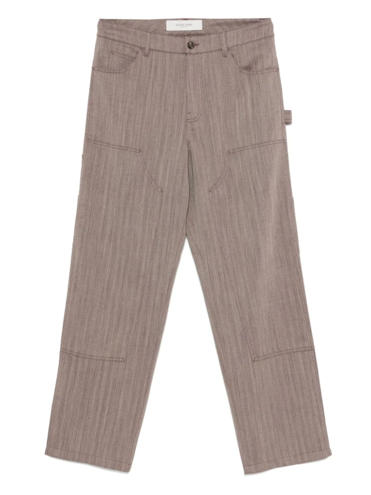 Брюки прямого покроя Golden Goose, коричневый 
Брюки прямого покроя Golden Goose, коричневый