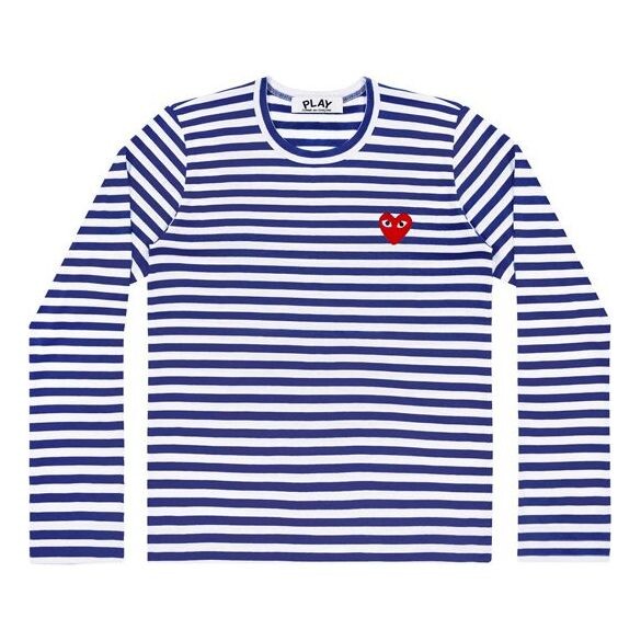Футболка striped heart long-sleeve t-shirt 'navy white' Comme Des Garcons Play, синий
Футболка striped heart long-sleeve t-shirt 'navy white' Comme Des Garcons Play, синий