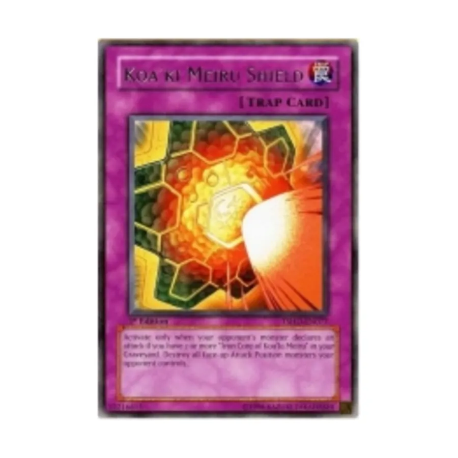 CCG Щит Коа'ки Мейру (Редкий), Yu-Gi-Oh - Shining Darkness - Singles
CCG Щит Коа'ки Мейру (Редкий), Yu-Gi-Oh - Shining Darkness - Singles