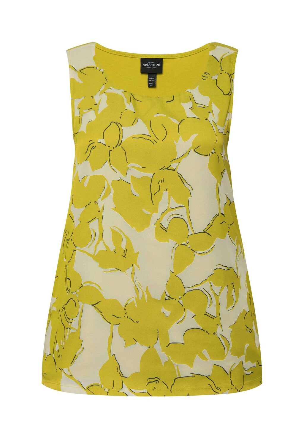 Блуза FLORAL BURNOUT LAYERED SLEEVELESS Ulla Popken, зеленый
Блуза FLORAL BURNOUT LAYERED SLEEVELESS Ulla Popken, зеленый