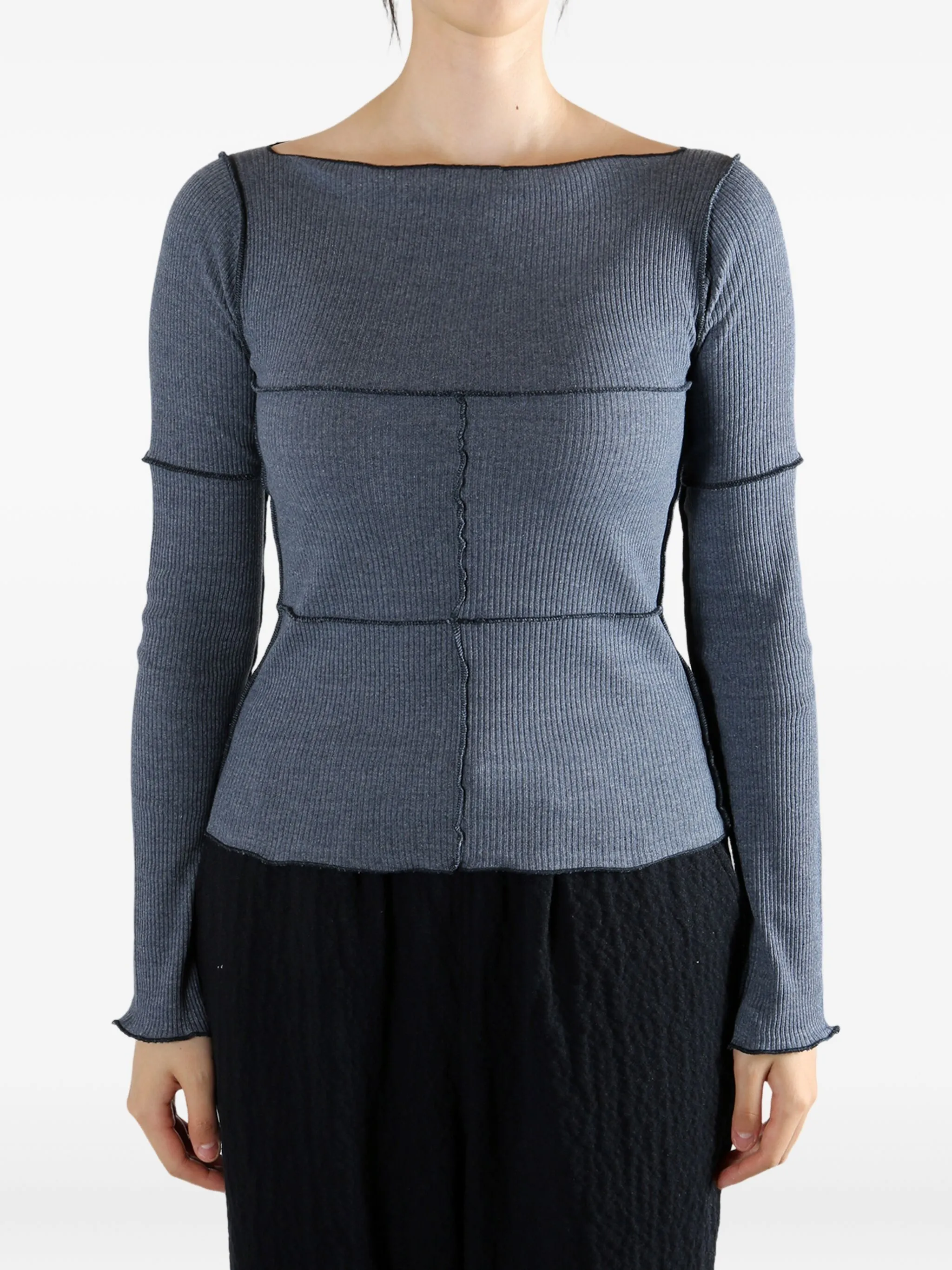 Топ с вырезом лодочкой Baserange, синий
Топ с вырезом лодочкой Baserange, синий