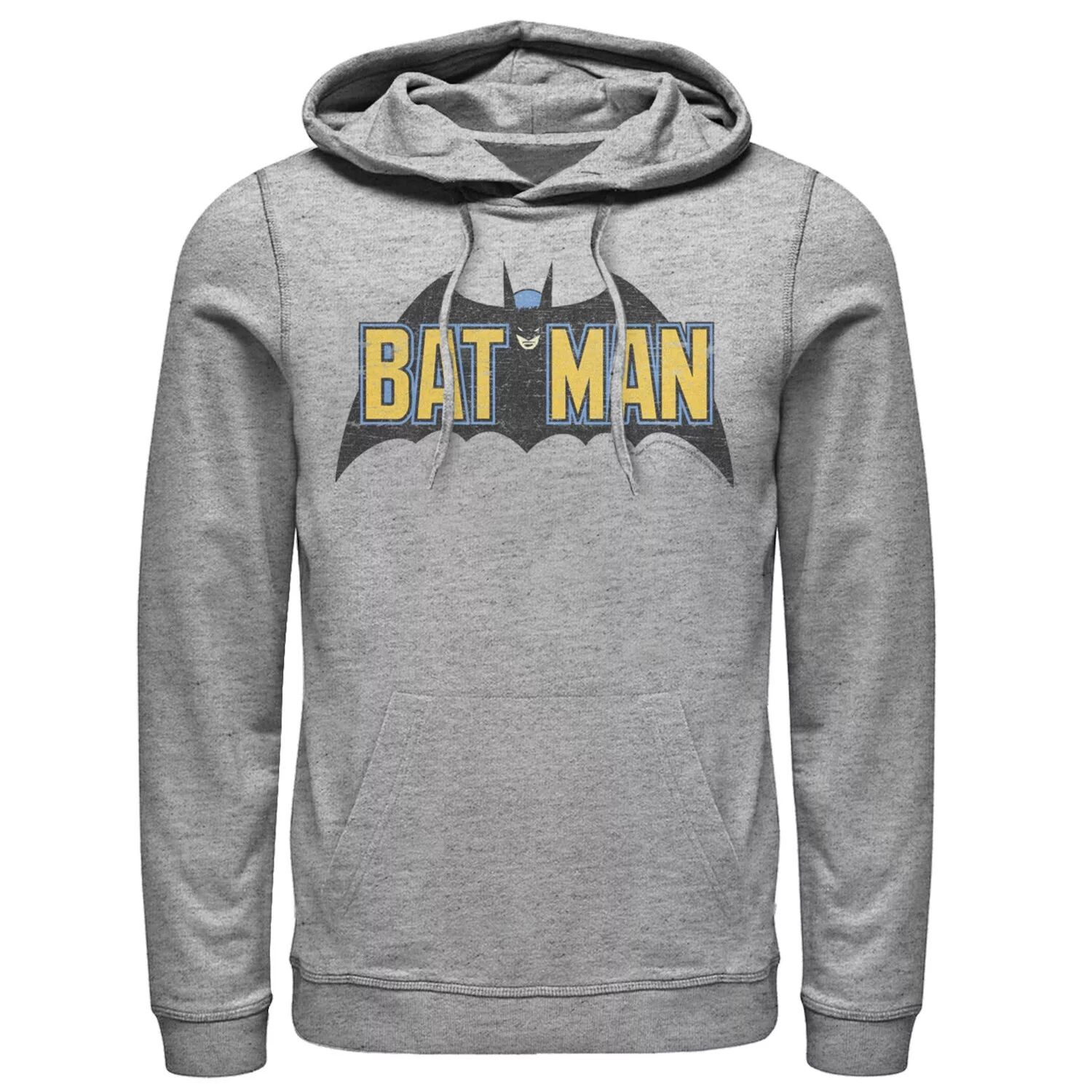 Мужская толстовка с капюшоном с винтажным текстовым логотипом DC Comics Batman и Бэтменом Licensed Character
Мужская толстовка с капюшоном с винтажным текстовым логотипом DC Comics Batman и Бэтменом Licensed Character
