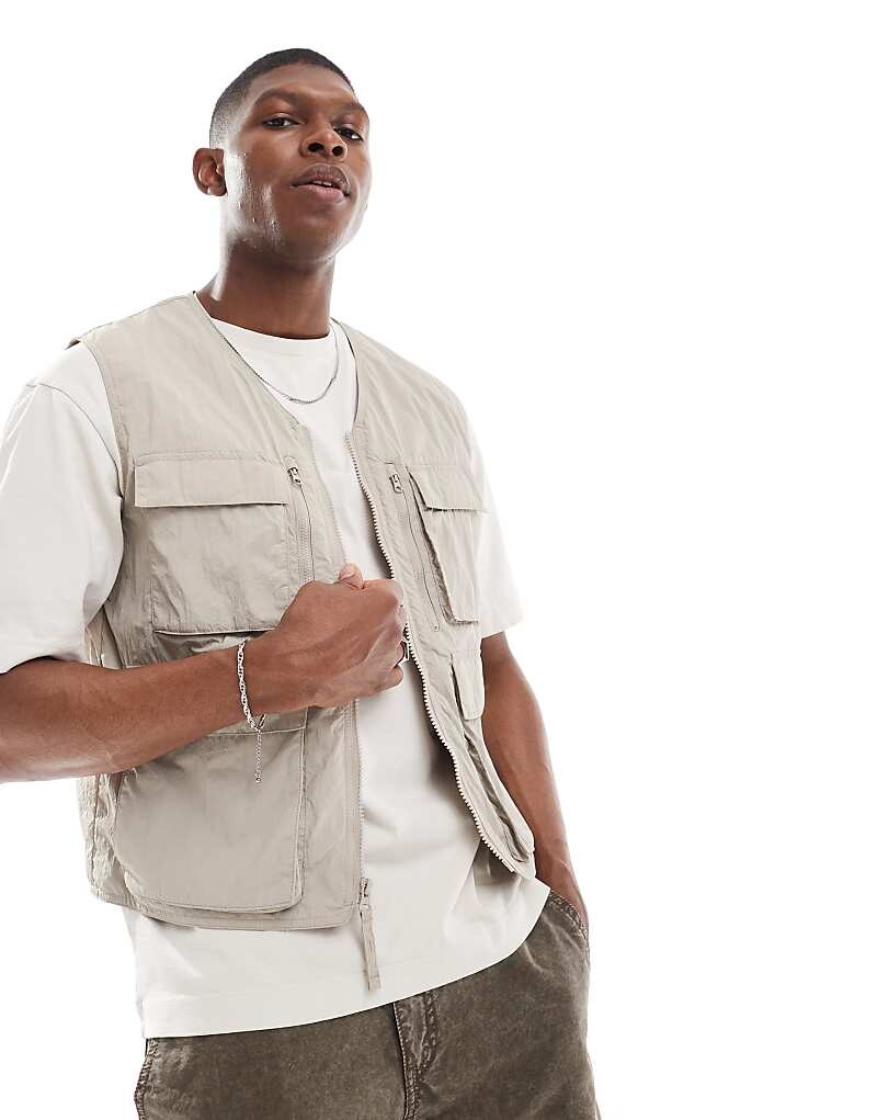 Бежевая фестивальная футболка с нейлоновой сетчатой подкладкой Hollister Work Style
Бежевая фестивальная футболка с нейлоновой сетчатой подкладкой Hollister Work Style
