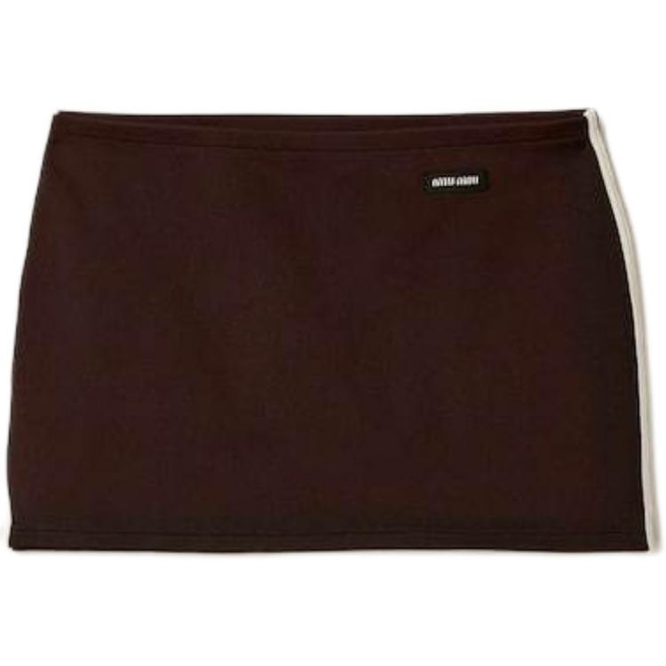 MIU MIU SS25 Повседневные короткие юбки Women's Dark Brown
MIU MIU SS25 Повседневные короткие юбки Women's Dark Brown