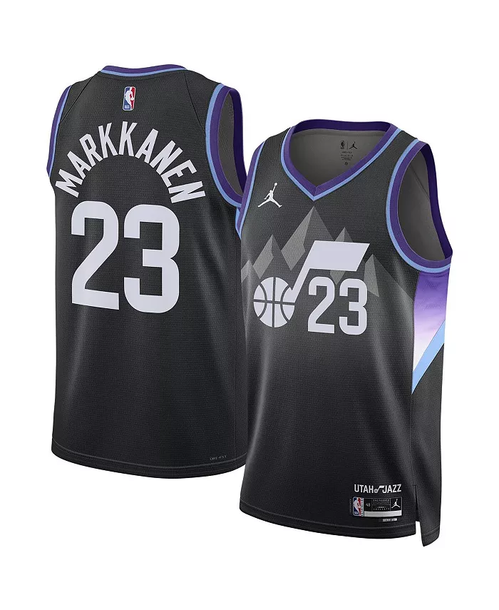 Мужская и женская баскетбольная майка Lauri Markkanen в черном цвете Utah Jazz 2024/25 Swingman Jersey - Statement Edition Jordan
Мужская и женская баскетбольная майка Lauri Markkanen в черном цвете Utah Jazz 2024/25 Swingman Jersey - Statement Edition Jordan