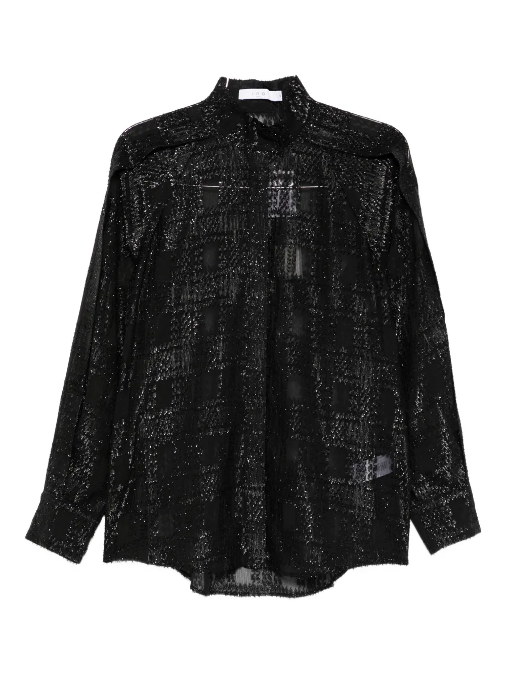 Блузка с узорчатым жаккардом IRO, черный
Блузка с узорчатым жаккардом IRO, черный