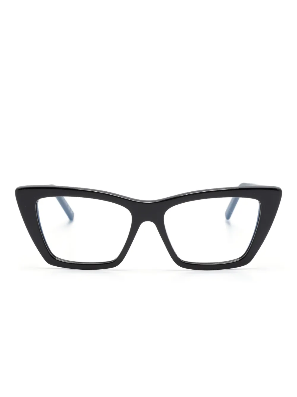 Очки в оправе 'кошачий глаз' с логотипом Saint Laurent Eyewear, черный 
Очки в оправе 'кошачий глаз' с логотипом Saint Laurent Eyewear, черный