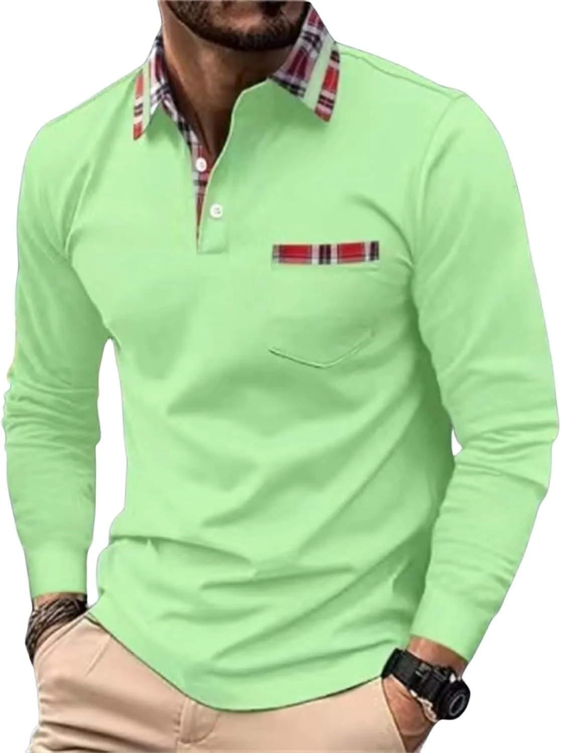 Мужская поло с длинным рукавом, Stretchy, Breathable Smoneyful
Мужская поло с длинным рукавом, Stretchy, Breathable Smoneyful