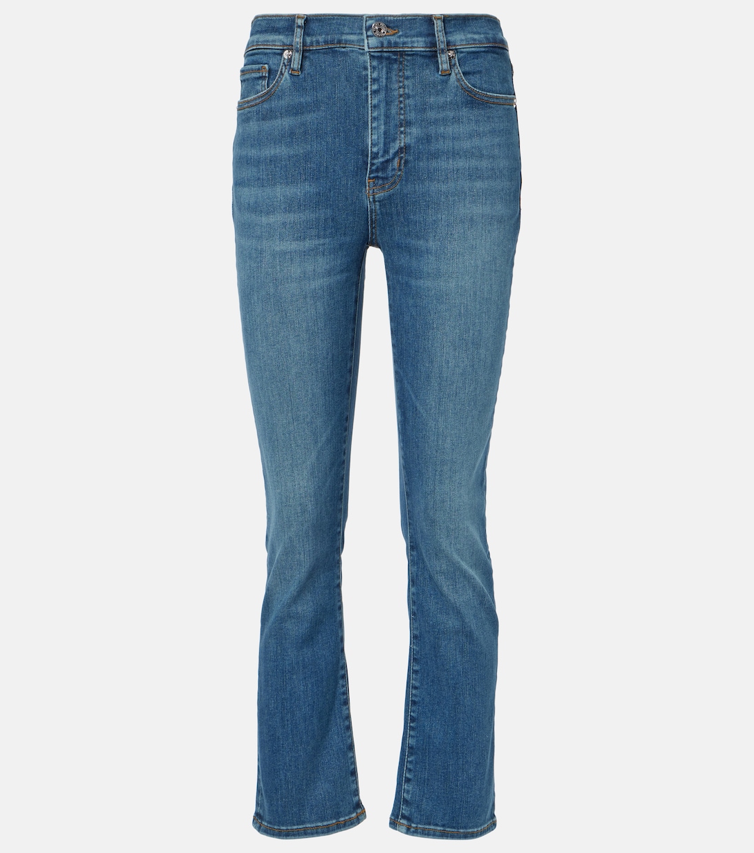 Укороченные прямые джинсы Le High Straight Frame, Skywalk 
Укороченные прямые джинсы Le High Straight Frame, Skywalk