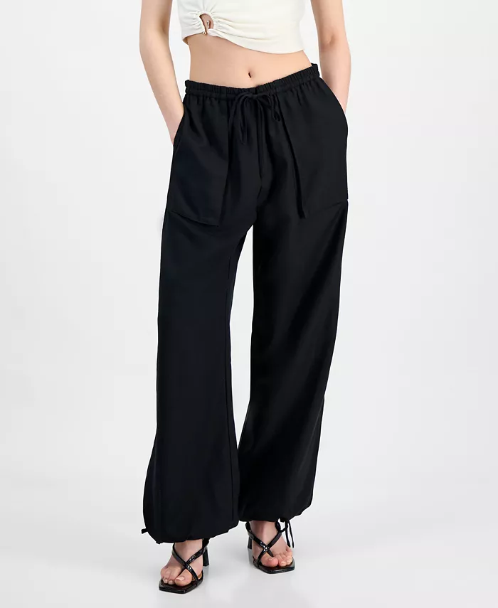 Женские брюки с разрезом по низу и шнурком Bar III, черный
Женские брюки с разрезом по низу и шнурком Bar III, черный