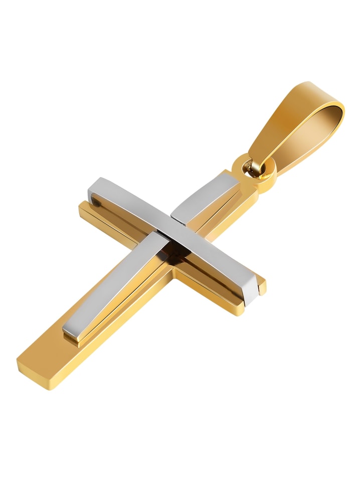 Adeliás Универсальный кулон - крест из нержавеющей стали серебристого цвета
Adeliás Универсальный кулон - крест из нержавеющей стали серебристого цвета