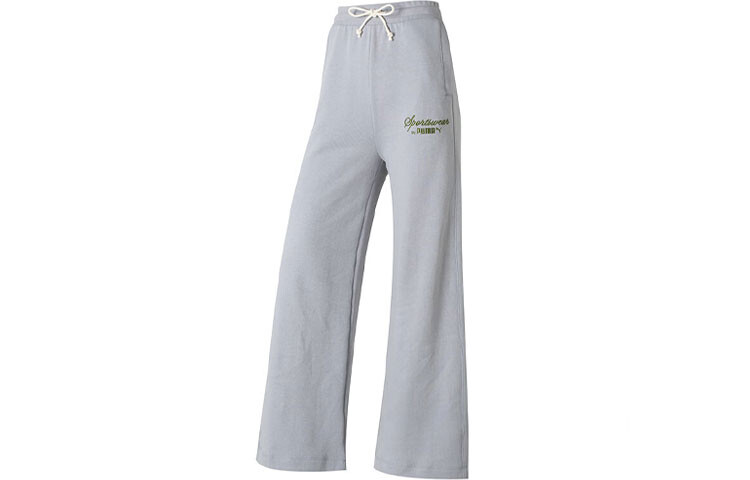 Трикотажные спортивные штаны женские серые Puma
Трикотажные спортивные штаны женские серые Puma