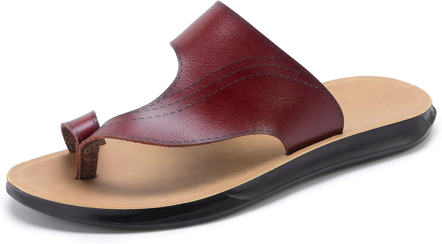 Мужские летние/весенние повседневные сандалии на плоской подошве из ультратонкой кожи, с уникальным дизайном кольца на пальце. Размер 6.5-12 Mogu Maomao, коричневый
Мужские летние/весенние повседневные сандалии на плоской подошве из ультратонкой кожи, с уникальным дизайном кольца на пальце. Размер 6.5-12 Mogu Maomao, коричневый