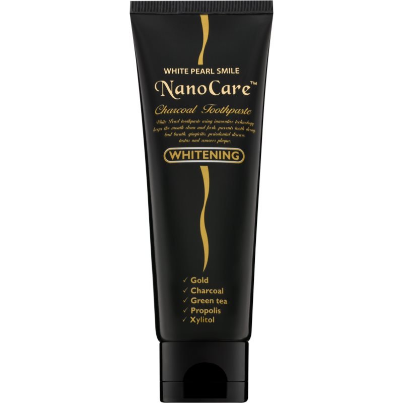 Отбеливающая зубная паста White Pearl NanoCare с наночастицами золота и активированным углем 100 г Inna marka
Отбеливающая зубная паста White Pearl NanoCare с наночастицами золота и активированным углем 100 г Inna marka