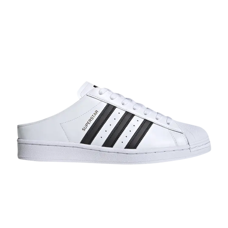 Кроссовки Adidas Superstar Slip-On Backless Mule, белый 
Кроссовки Adidas Superstar Slip-On Backless Mule, белый