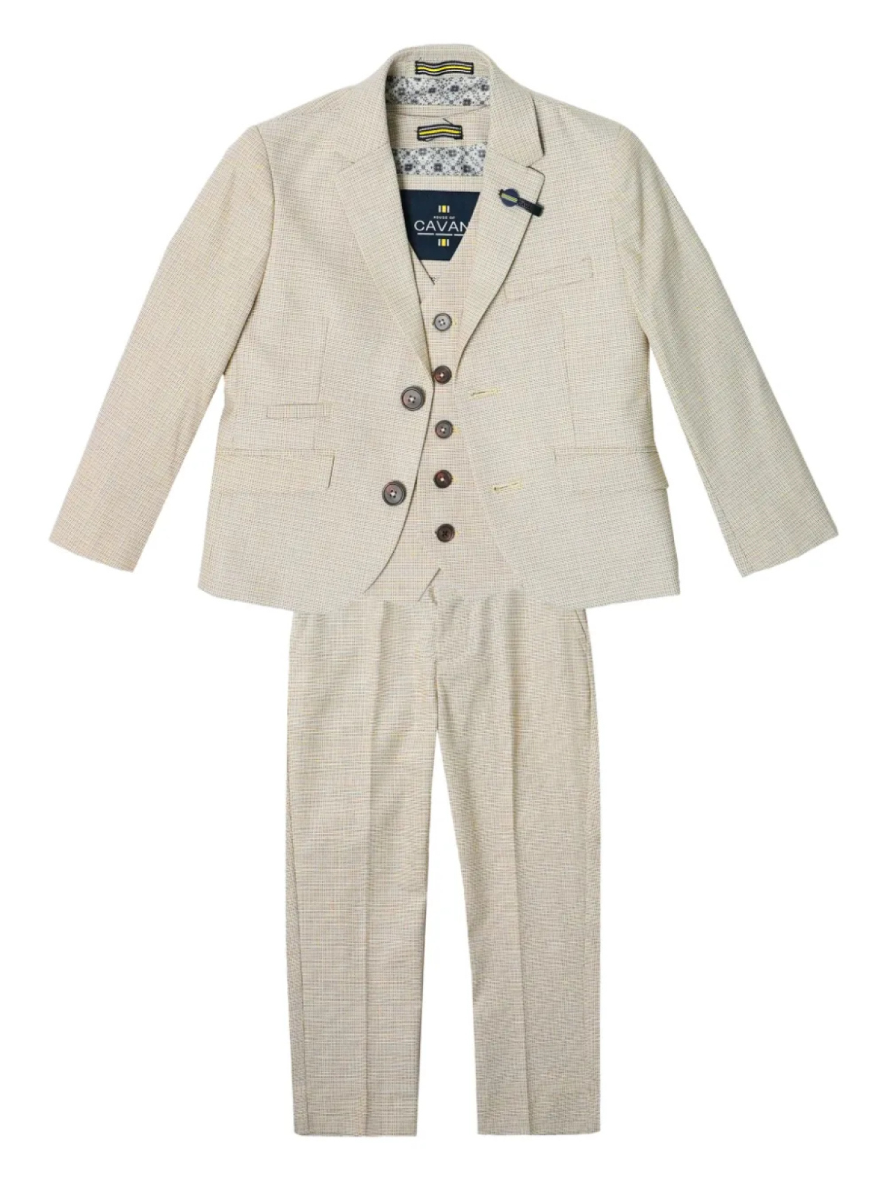 Костюм с однобортным пиджаком HOUSE OF CAVANI KIDS, нейтральный
Костюм с однобортным пиджаком HOUSE OF CAVANI KIDS, нейтральный