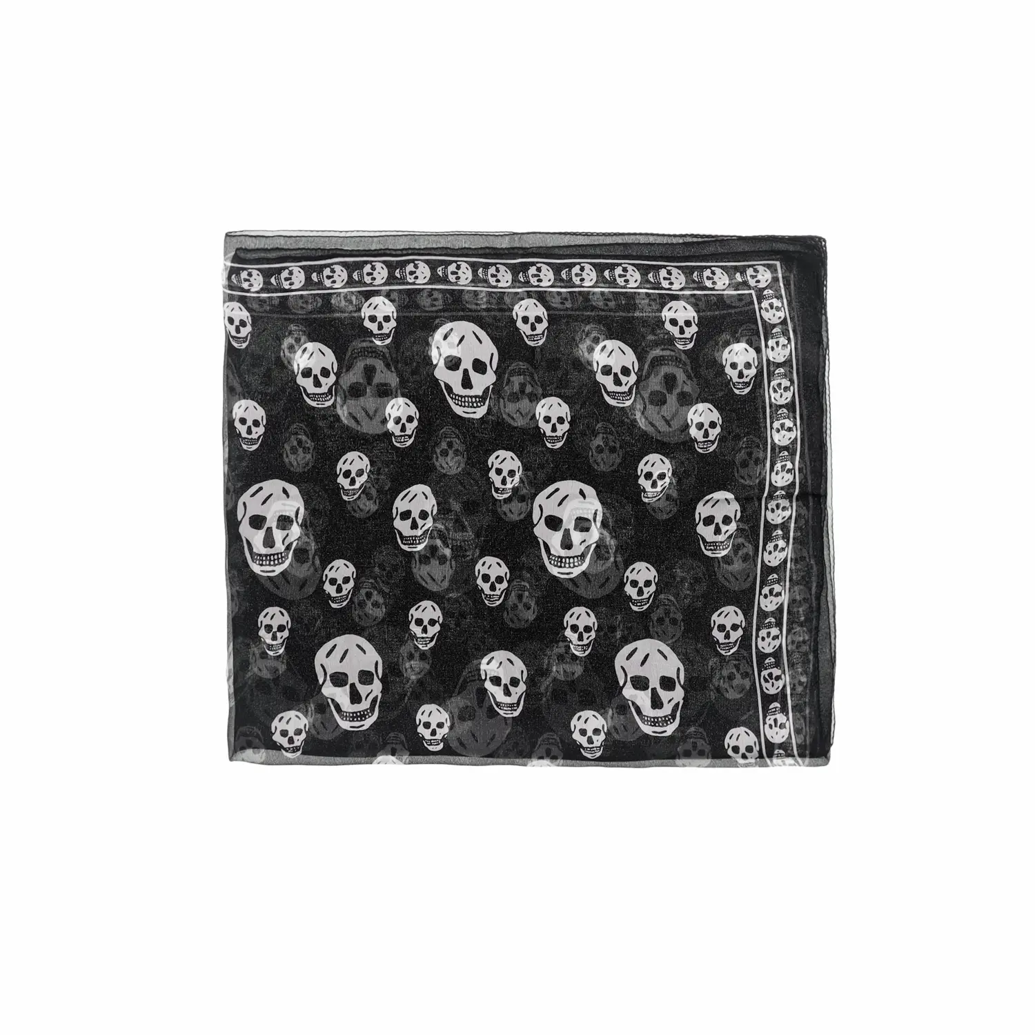 Шарф с принтом черепа и обработанными краями Alexander McQueen
Шарф с принтом черепа и обработанными краями Alexander McQueen