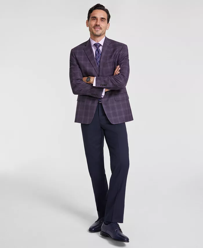 Мужской спортивный пиджак классического кроя в бордовую клетку Michael Kors, красный
Мужской спортивный пиджак классического кроя в бордовую клетку Michael Kors, красный