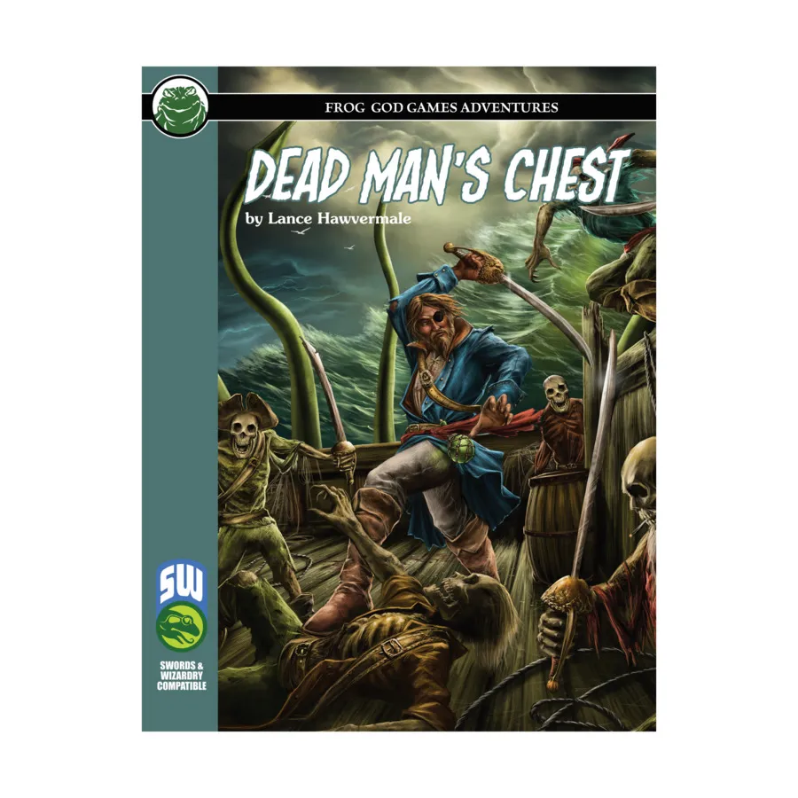 Модуль Dead Man's Chest (S&W), Swords & Wizardry (Frog God Games) 
Модуль Dead Man's Chest (S&W), Swords & Wizardry (Frog God Games)
