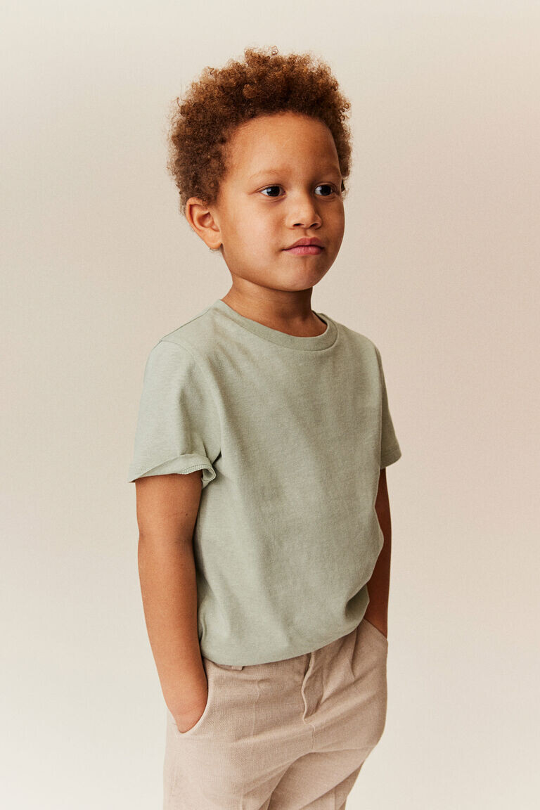 5 пар хлопковых футболок H&M, зеленый
5 пар хлопковых футболок H&M, зеленый