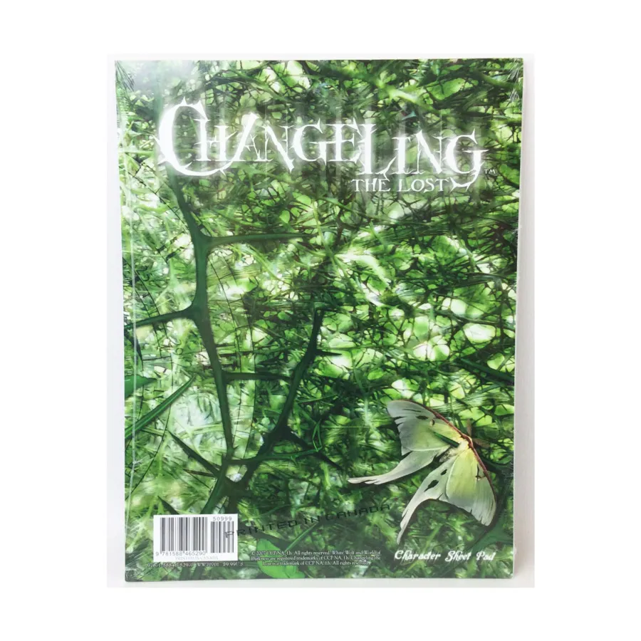 Character Pad, Changeling - The Lost, мягкая обложка
Character Pad, Changeling - The Lost, мягкая обложка