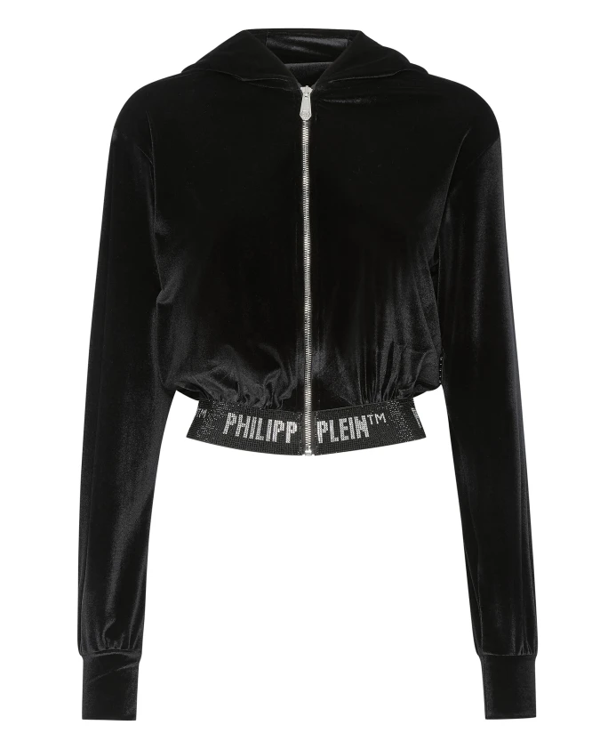 Толстовка с капюшоном и кристальным рисунком Philipp Plein, черный
Толстовка с капюшоном и кристальным рисунком Philipp Plein, черный