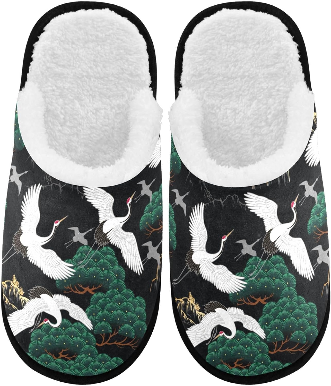 Стильные тапочки Visesunny для мужчин и женщин - Унисекс, легкие домашние тапочки для взрослых, теплые для дома и путешествий, Japanese Crane
Стильные тапочки Visesunny для мужчин и женщин - Унисекс, легкие домашние тапочки для взрослых, теплые для дома и путешествий, Japanese Crane