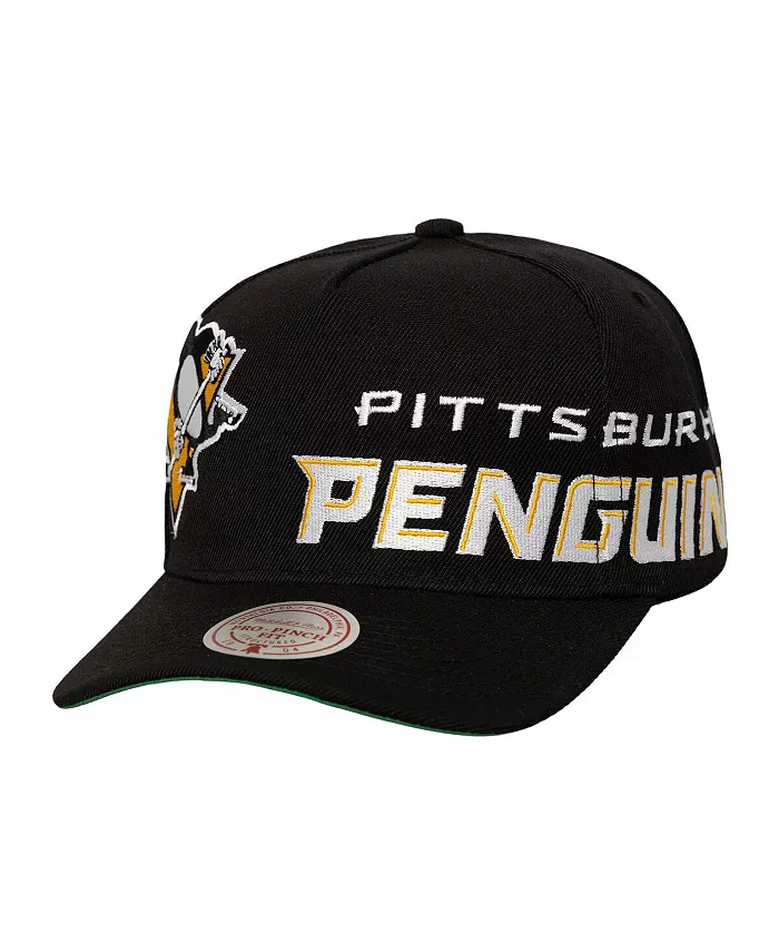 Мужская черная кепка Pittsburgh Penguins с логотипом Busted Wordmark Wrap-Around Pro Pinch Adjustable Mitchell & Ness
Мужская черная кепка Pittsburgh Penguins с логотипом Busted Wordmark Wrap-Around Pro Pinch Adjustable Mitchell & Ness