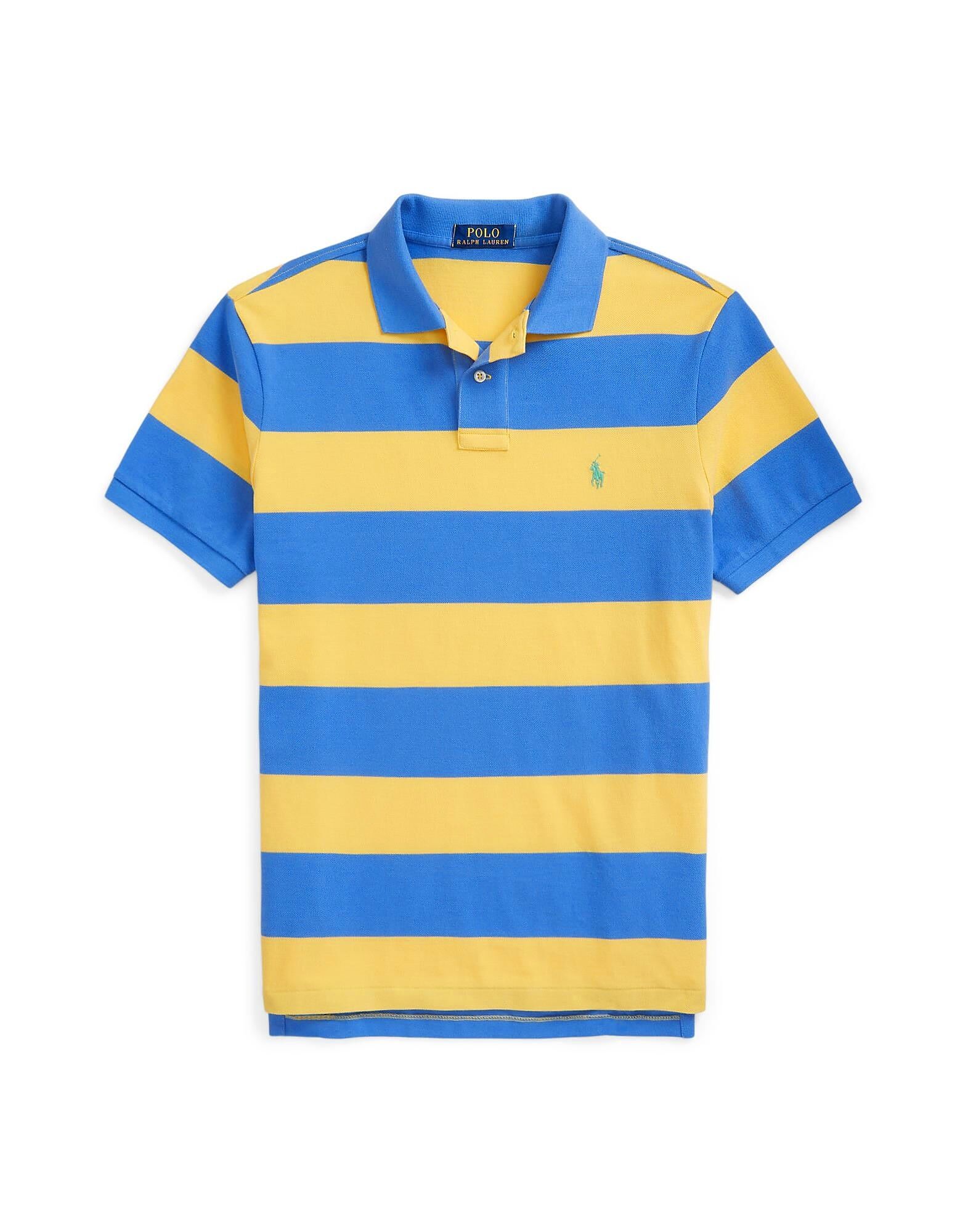 Рубашка поло Custom Slim Fit Striped Mesh Polo Shirt Polo Ralph Lauren, желтый
Рубашка поло Custom Slim Fit Striped Mesh Polo Shirt Polo Ralph Lauren, желтый