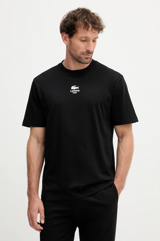 Хлопковая футболка Lacoste, черный
Хлопковая футболка Lacoste, черный