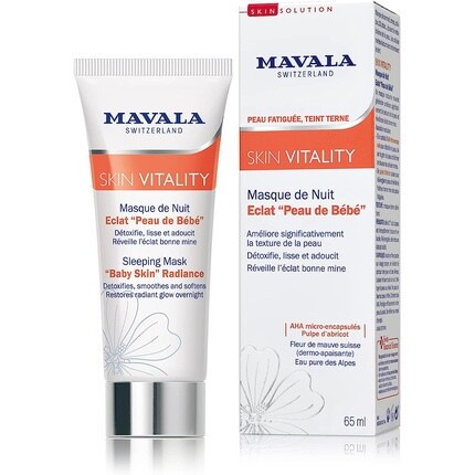 Ночная маска Skin Vitality Baby Skin Radiance 65 мл, Mavala
Ночная маска Skin Vitality Baby Skin Radiance 65 мл, Mavala