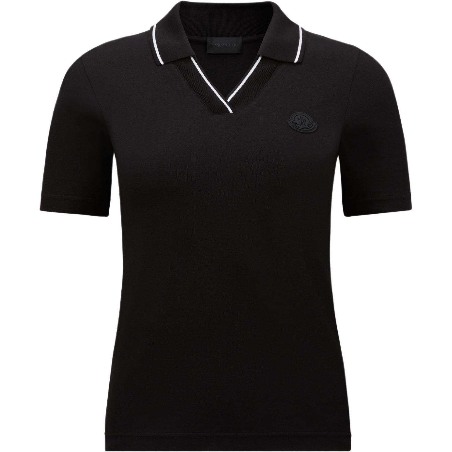 Поло с короткими рукавами Moncler, черный
Поло с короткими рукавами Moncler, черный