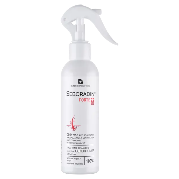 Несмываемый кондиционер для разглаживания и распутывания выпадающих волос, 200 мл Seboradin Forte
Несмываемый кондиционер для разглаживания и распутывания выпадающих волос, 200 мл Seboradin Forte
