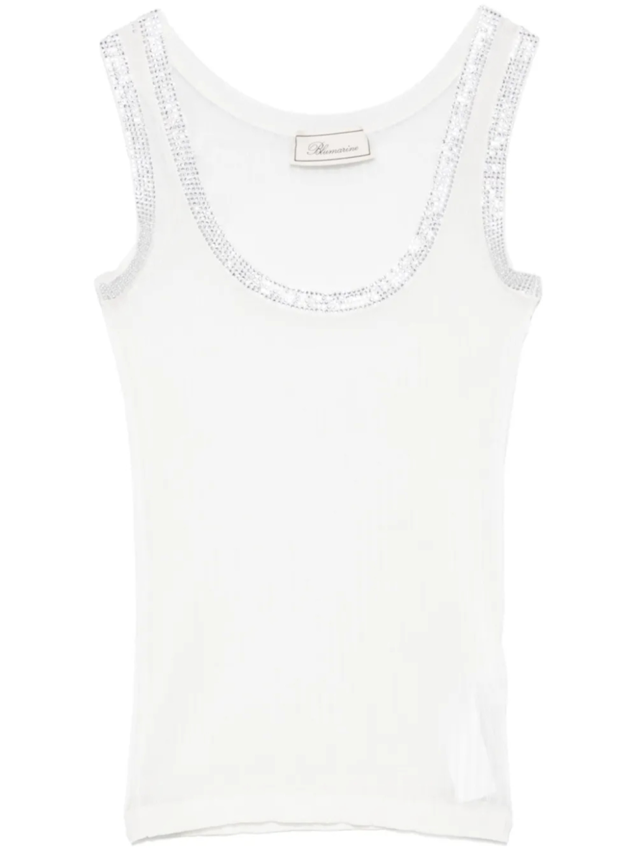 Blumarine топ в рубчик, белый
Blumarine топ в рубчик, белый