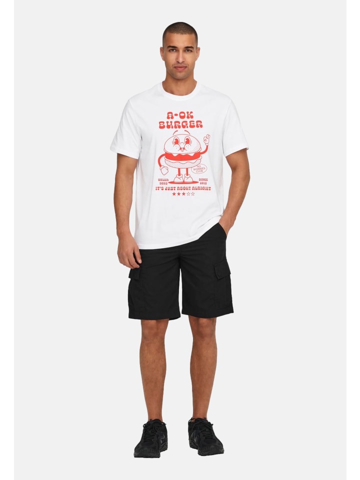 Тканевые шорты Only&Sons, черный
Тканевые шорты Only&Sons, черный