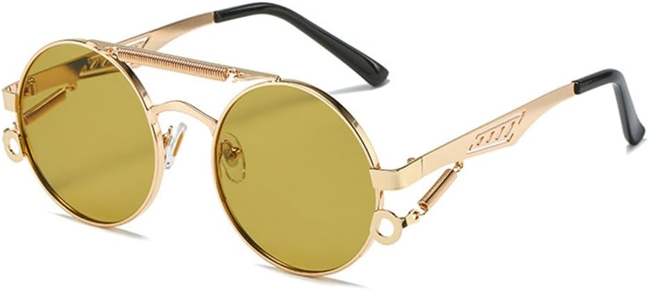 Ретро металлические круглые солнцезащитные очки для женщин, модные очки с градиентным зеркальным покрытием для мужчин, трендовые панк-солнцезащитные очки для весны KTUCN, 6
Ретро металлические круглые солнцезащитные очки для женщин, модные очки с градиентным зеркальным покрытием для мужчин, трендовые панк-солнцезащитные очки для весны KTUCN, 6